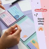 Notas Adhesivas Removibles helados de Unicornios Pastel 250 Unidades - Milan