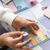 Notas Adhesivas Removibles helados de Unicornios Pastel 250 Unidades - Milan