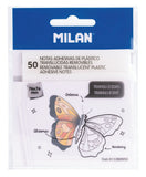 Notas adhesivas transparentes removibles Milan 76x76 mm 50 unidades disponibles en papeleria en Badajoz