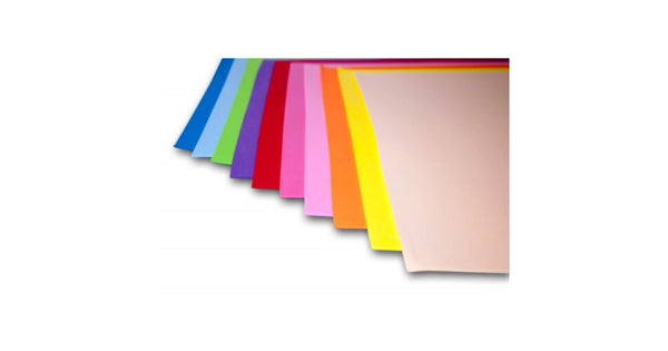 Goma Eva Paquete de 10 Láminas de Colores Variados 20 x 30 cm - Pryse
