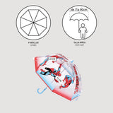 Paraguas Manual Infantil Burbuja Spider-Man - Cerdá