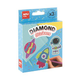 Pegatinas Adhesivos Decora tus Stickers con Diamantes Temáticas Surtidas - Apli