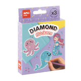 Pegatinas Adhesivos Decora tus Stickers con Diamantes Temáticas Surtidas - Apli
