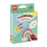 Pegatinas Adhesivos Decora tus Stickers con Diamantes Temáticas Surtidas - Apli