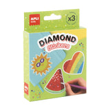 Pegatinas Adhesivos Decora tus Stickers con Diamantes Temáticas Surtidas - Apli