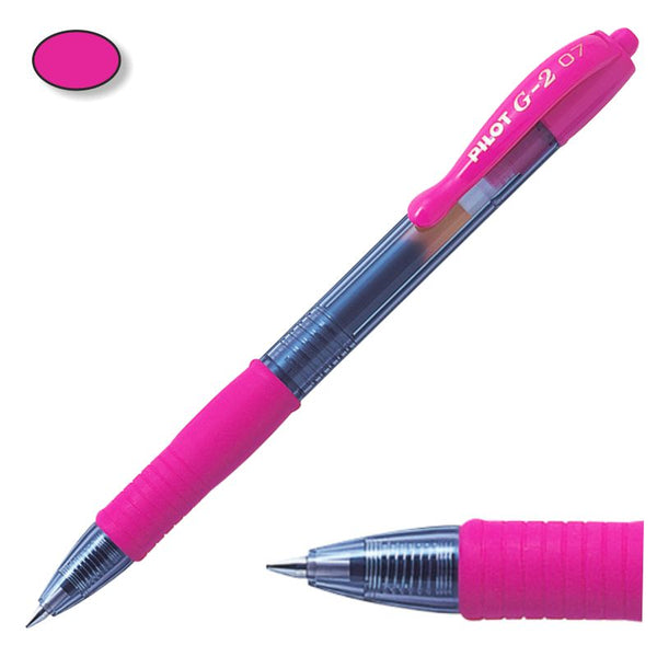 Boligrafo Pilot G2 Rosa Pastel 0 7 mm en papeleria Badajoz disponible en Be To Be Menacho y Valdepasillas