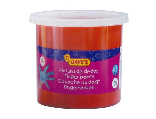 Pintura de dedos rojo bermellon Jovi 125 cc en papeleria Badajoz disponible en Be To Be Menacho y Valdepasillas