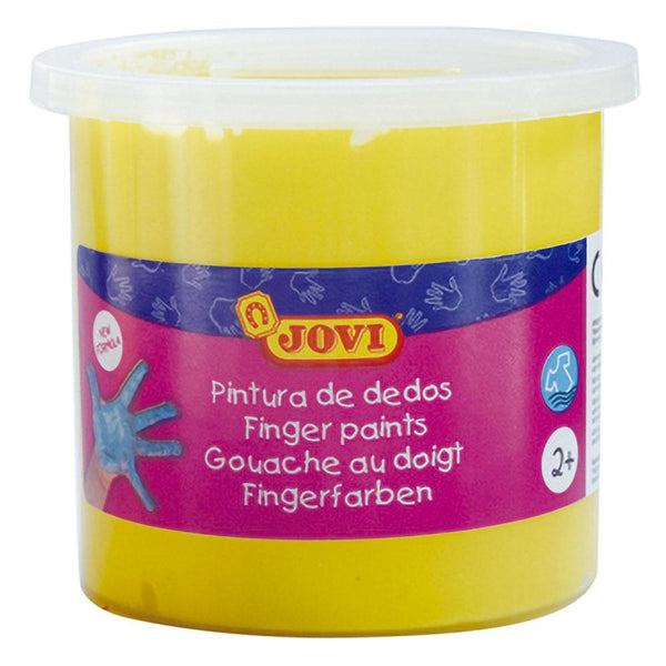 Pintura de dedos amarilla Jovi 125 cc en papeleria Badajoz disponible en Be To Be Menacho y Valdepasillas