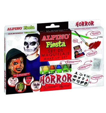 Maquillaje Facial  Set Maquillaje Completo Monsters Horror Halloween - Alpino