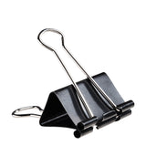 pinza pala metalica reversible 51mm negra fraga en papeleria badajoz – disponible en be to be menacho y valdepasillas