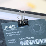 Pinza Pala Metálica Reversible Abatible 51 mm Negra - SDI