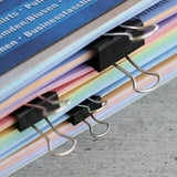 Pinza Pala Metálica Reversible Abatible 51 mm Negra - SDI