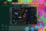 Pizarra magica LCD A4 tableta magica color Alex Bog disponible en papeleria en Badajoz