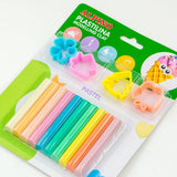 Plastilina Baby 10 Colores Pastel 17gr con Herramientas Molde - Alpino