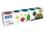 Pasta Blanda Para Modelar 5 Colores Caja 5 Botes 142 g Pasta Blanda Moldear Basic Pasta Infantil Plastilina A Base De Trigo  - Milan