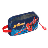 Portameriendas Isotérmico Azul Spiderman Avengers Termo Azul Spiderman Marvel Avengers Portadesayunos Infantil Térmico Marvel Avengers Spiderman - Safta