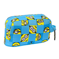 Portameriendas Isotérmico Azul Minions Portadesayunos Termo Azul Minions Portadesayunos Infantil Térmico Azul Minions - Safta