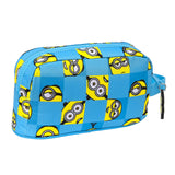 Portameriendas Isotérmico Azul Minions Portadesayunos Termo Azul Minions Portadesayunos Infantil Térmico Azul Minions - Safta