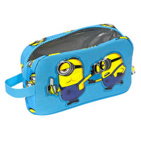 Portameriendas Isotérmico Azul Minions Portadesayunos Termo Azul Minions Portadesayunos Infantil Térmico Azul Minions - Safta