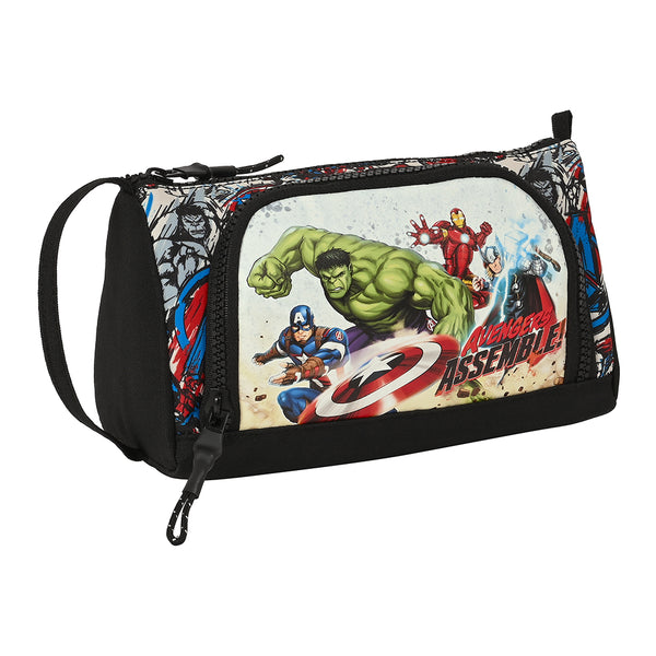 Estuche Portatodo Con Bolsillo Desplegable Avengers Marvel Forever - Safta