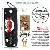 Portatodo De Un Compartimento Redondo Mediano Pepikusama - Pepita Viajera