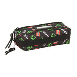 Estuche Portatodo De Tres Compartimentos y Goma Eslástica Minecraft TNT - Safta