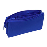 Estuche Portatodo De Tres Compatimentos Real Madrid Tercera Azul - Safta