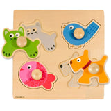 Puzle Preescolar Animales Domesticos 4 Piezas - Diset