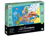 puzle mapa paises europa diset 125 piezas badajoz