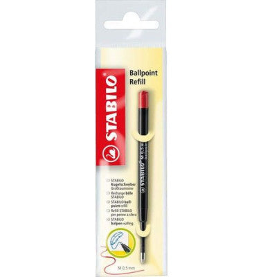 Recambio Bolígrafo Rojo Ballpoint Refill - Stabilo