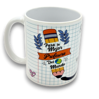 Taza Ser Buena Profesora es Enseñar Desde el Corazón y Tu de Eso Sabes Un Montón - BTM