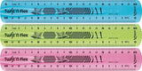 Regla Transparente Flexible 20 Cm Colores Variados - Maped