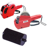 Rodillos de Tinta Para Máquina Etiquetadora de 1 línea 8 Caracteres 2 Unidades Negro - Apli