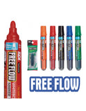Rotulador Free Flow Recargable Para Pizarra Blanca Color Naranja - SDI
