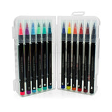 Rotuladores Punta Pincel Bright Colours Brush Markers 12 Colores Brillantes - Legami