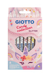 Rotuladores pastel Glitter Candy Giotto 8 colores disponibles en papeleria en Badajoz