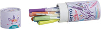 Rotuladores Punta Pincel Tubo Colores Candy Collectión 12 Colores Pastel - Giotto
