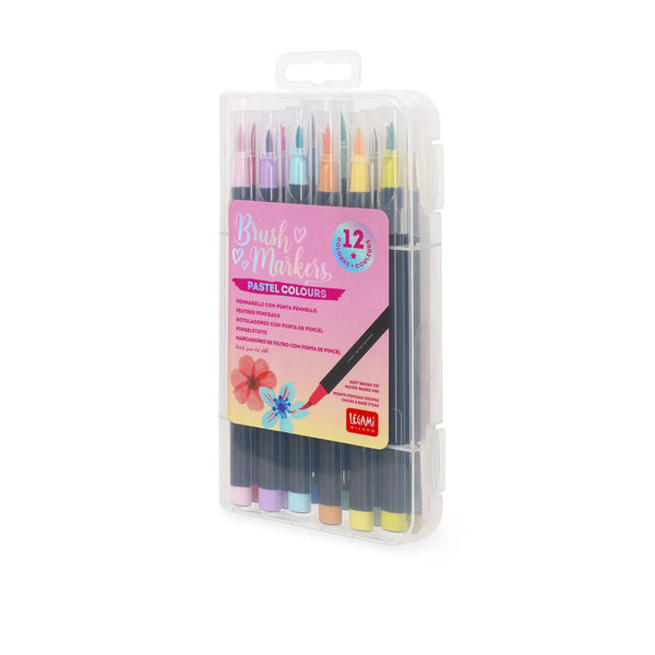Rotuladores Brush Markers pastel Legami en papeleria Badajoz disponibles en Be To Be Menacho y Valdepasillas