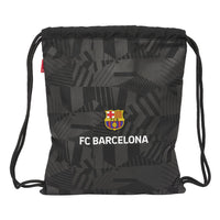 Mochila De Cuerdas F.C. Barcelona Barsa Color Negro Black - Saco De Cuerdas F.C. Barcelona - Saquito De Cuerdas F.C. Barcelona - Saco Mochila De Cuerdas Negro Black F.C. Barcelona Barsa - Safta