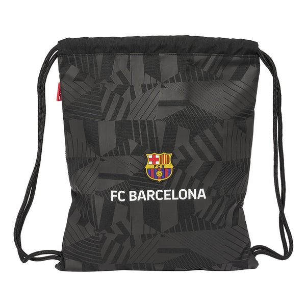 Mochila De Cuerdas F.C. Barcelona Barsa Color Negro Black - Saco De Cuerdas F.C. Barcelona - Saquito De Cuerdas F.C. Barcelona - Saco Mochila De Cuerdas Negro Black F.C. Barcelona Barsa - Safta