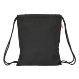 Mochila De Cuerdas F.C. Barcelona Barsa Color Negro Black - Saco De Cuerdas F.C. Barcelona - Saquito De Cuerdas F.C. Barcelona - Saco Mochila De Cuerdas Negro Black F.C. Barcelona Barsa - Safta