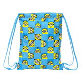 Mochila De Cuerdas Minions Saco De Cuerdas SACO PLANO JUNIOR MINIONS "MINIONSTATIC" - Safta