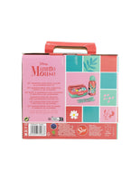Set de Fiambrera Táper Botella de Agua y Cubiertos Minnie Mouse Naive - Safta