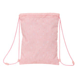 Mochila De Cuerdas Saco De Cuerdas Saco Plano Conejito Rosa - Safta