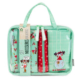 Set cuatro neceseres Patrimonio de la Humanidad Pepita Viajera en papeleria Badajoz disponible en Be To Be Menacho y Valdepasillas