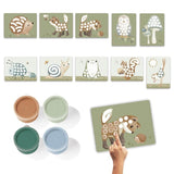 Set de Pinturas Para Pintar Con Los Dedos Finger Paint Forest Friends - Little Dutch