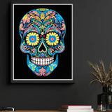 Set de Pintura de Diamantes Calavera Catrina - Diamond Dotz