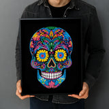 Set de Pintura de Diamantes Calavera Catrina - Diamond Dotz