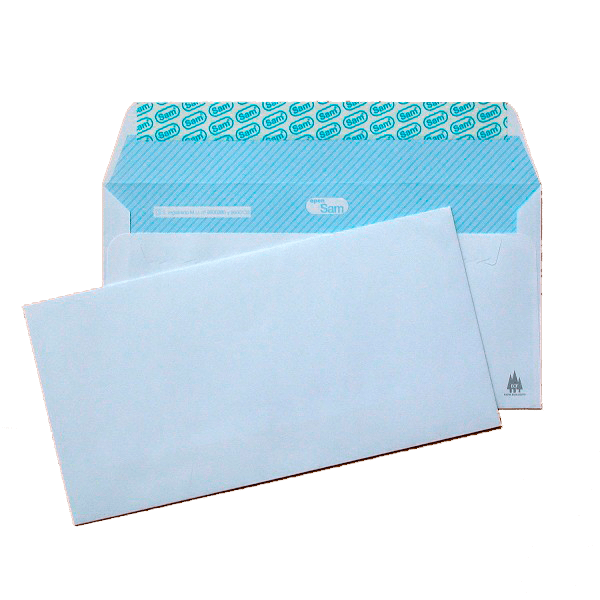 Caja de 500 Sobres Opensam Sobre Americano 110X220 Blanco 90 Grs - TMP