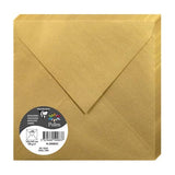 sobre dorado cuadrado pollen clairefontaine 165x165 en Badajoz